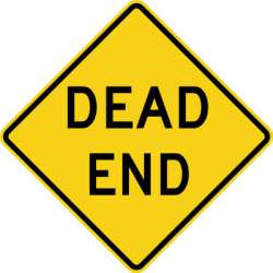dead end sign